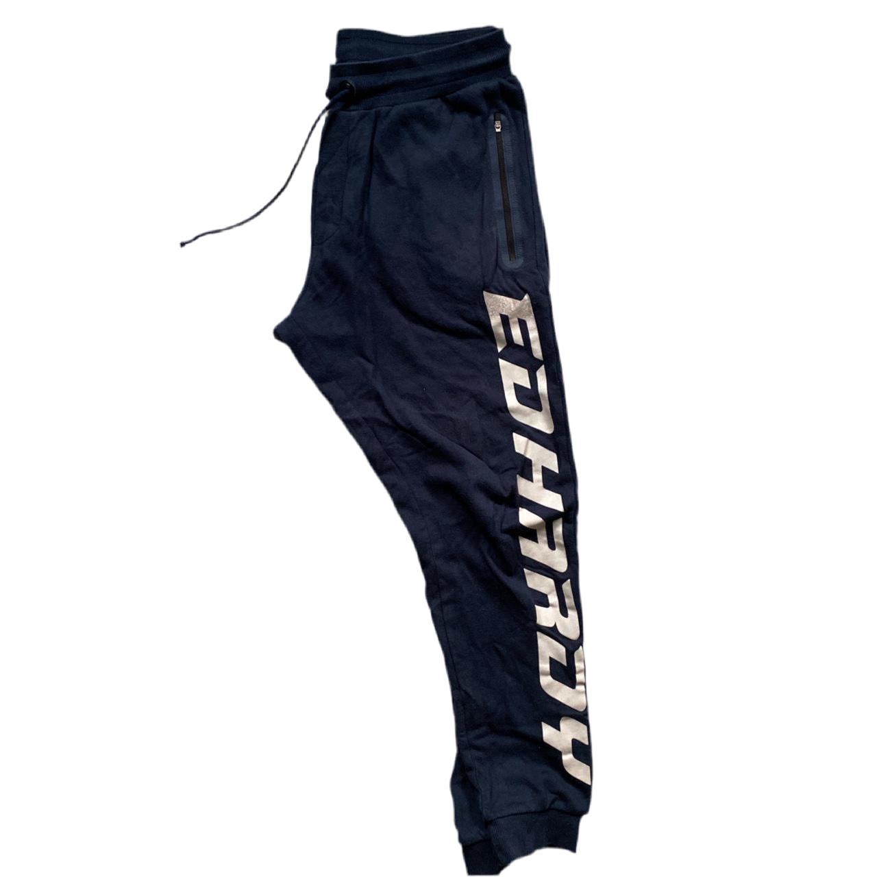 Ed Hardy Navy Spellout Joggers (S)