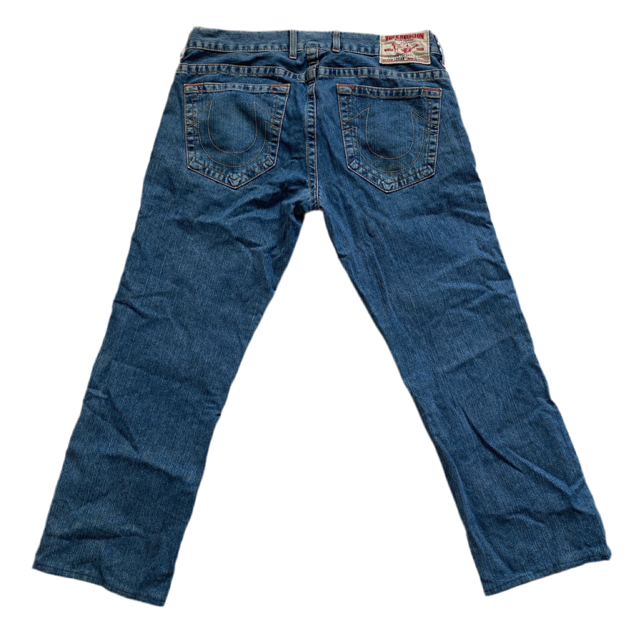 True Religion Logan Blue Jeans (36W)