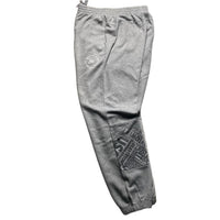Nike Vintage y2k Grey and White Baggy Joggers (M)