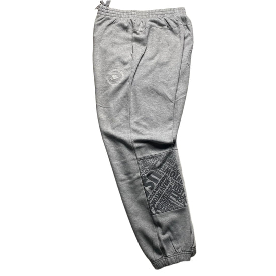 Nike Vintage y2k Grey and White Baggy Joggers (M)