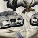 Tough Face 2 Pac Vintage 90’s Cream Hoodie (L)