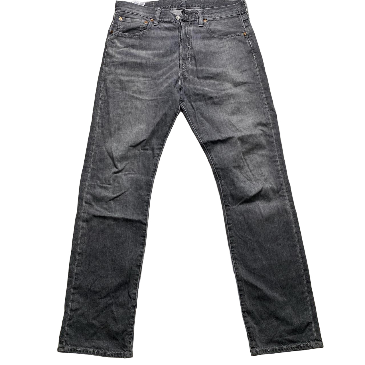 Levis 501 Grey Baggy Jeans (32W)