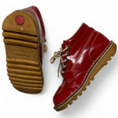 Kickers Red Patent Leather High Boot Shoes (UK 6)