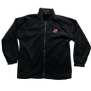 Red Stripe Jamaican Beer Vintage Black Fleece Zip Jumper (L)