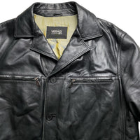 Versace Classic V2 Vintage Soft Leather Long Coat (L)