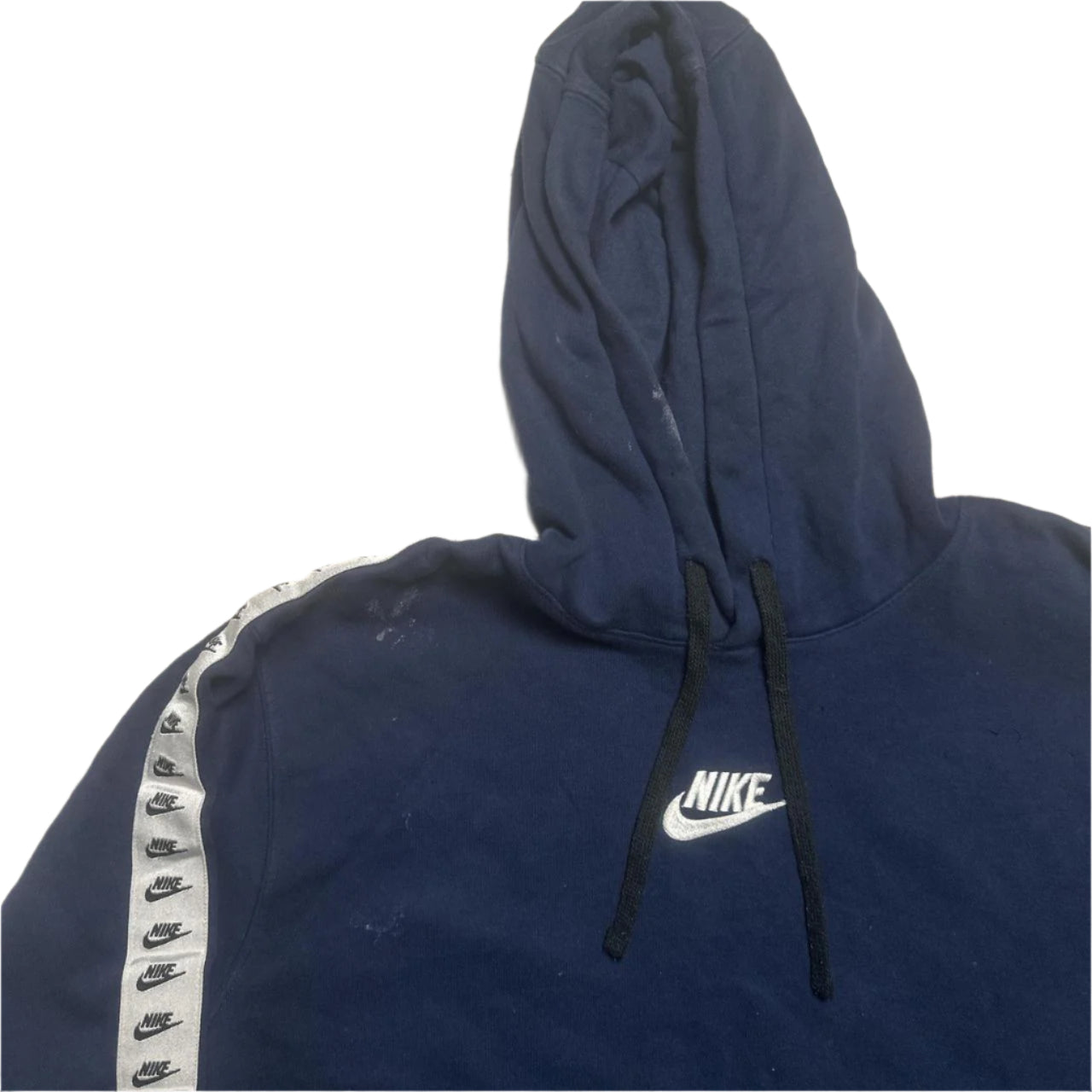 Nike Navy and White Multi Swoosh Full Tracksuit (L)