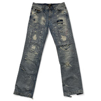 Dolce and Gabbana Vintage Distressed Light Blue Baggy Jeans (32W)
