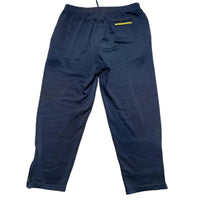 Reebok Athletic Department Navy and Yellow Trackpant Bottoms (L)