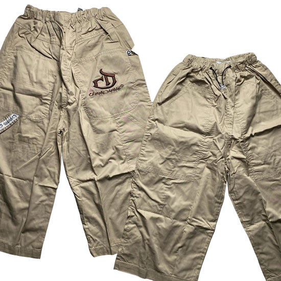 Criminal Damge Khaki Beige Cargo Parachute Baggy Combat Shorts (S,M,L,XL)