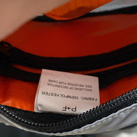 Places and Faces Reflective Silver and Black Pouch Bum Fannypack Bag