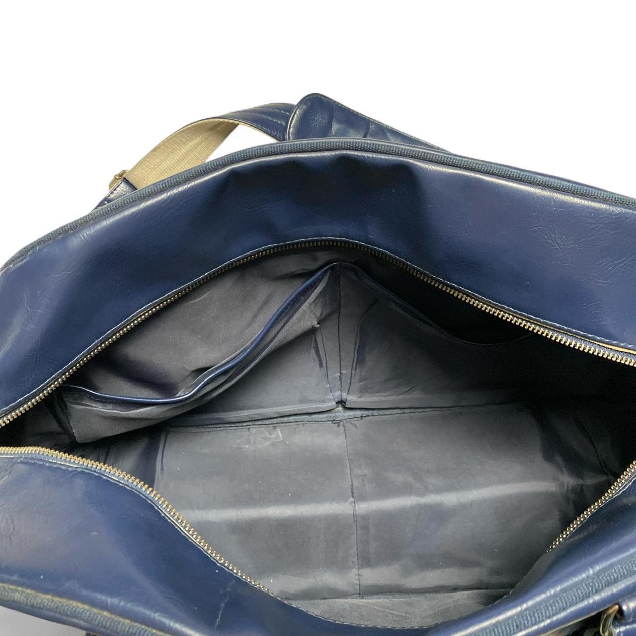 Fred Perry Navy and Cream Duffle Shoulder Bag