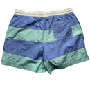 Polo Sport Ralph Lauren Blue and Green Stripe Swim Shorts (L)