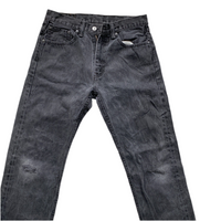 Levis 505 Charcoal Grey Jeans (32W)