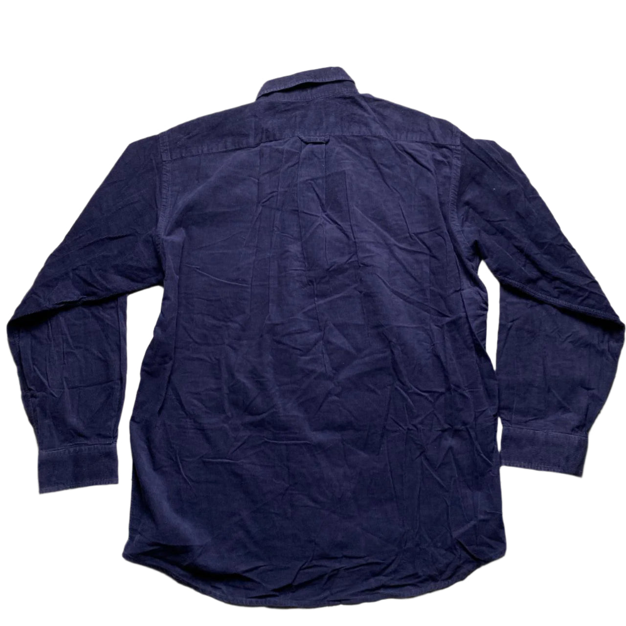 Lacoste Navy Green Croc Corduroy Shirt (L)