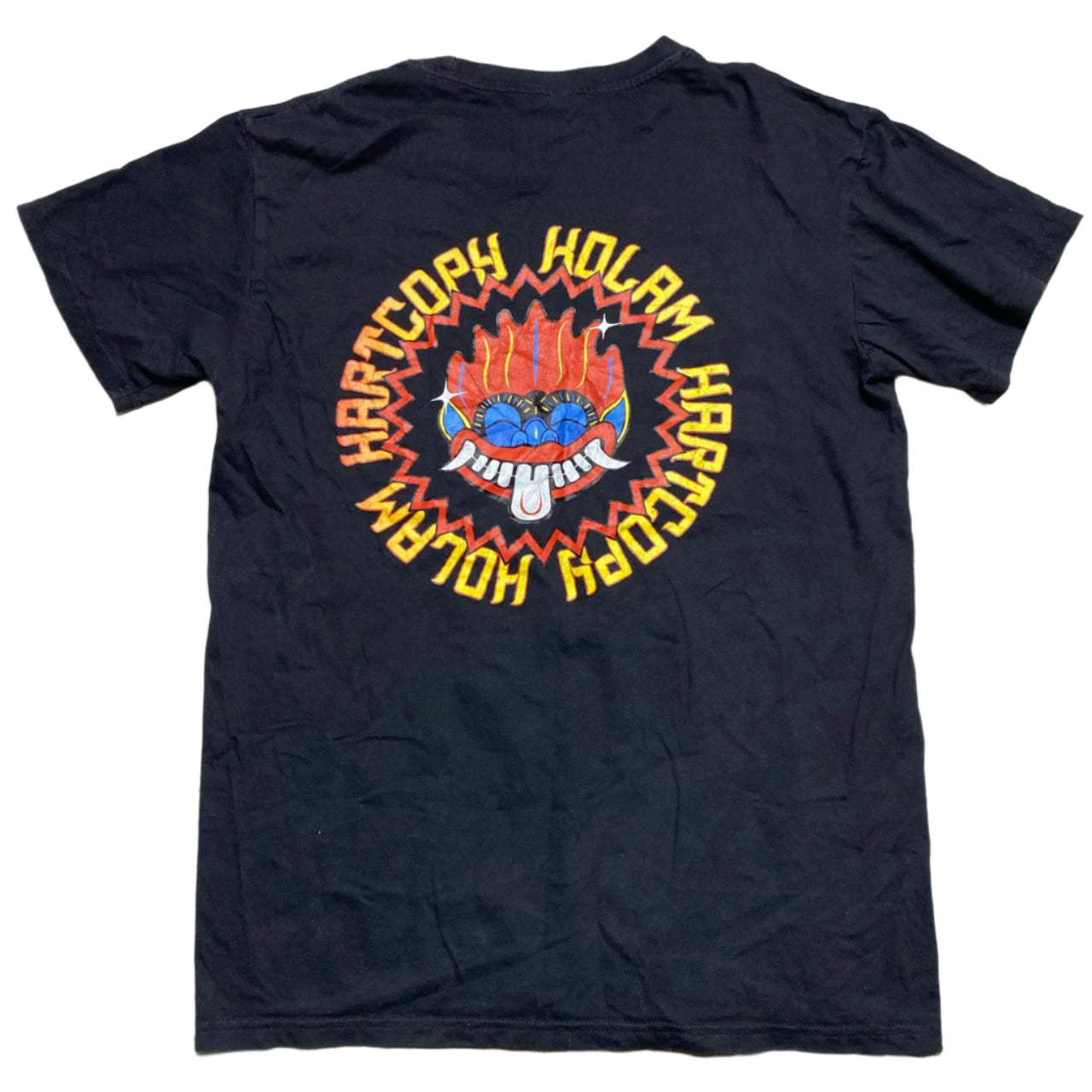 Hartcopy Holam T Shirt Black Yellow and Red (S)