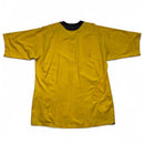 Arsenal O2 Vintage 2005 2006 Yellow and Grey Football Jersey