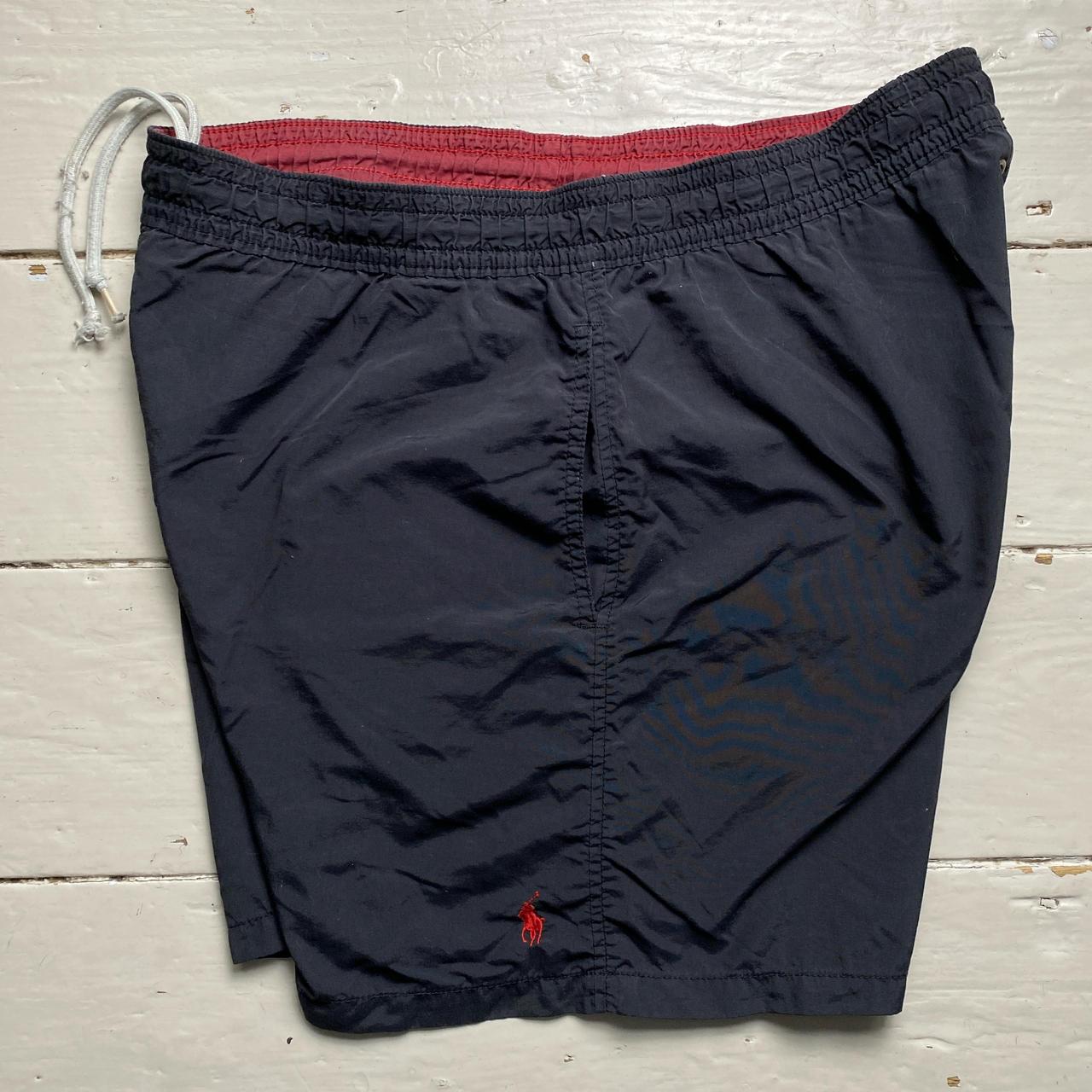 Polo Ralph Lauren Black and Red Shorts