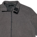 Prada Milano Grey Fleece Zip Jumper (M)