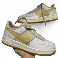 Nike Air Force 1 White and Cream (UK 7)