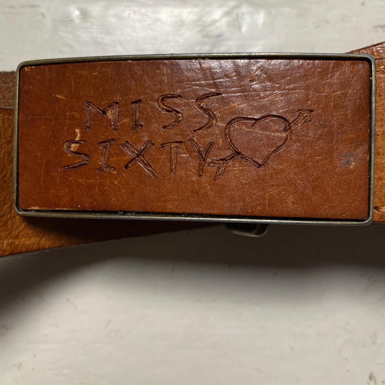 Miss Sixty Brown Leather Belt