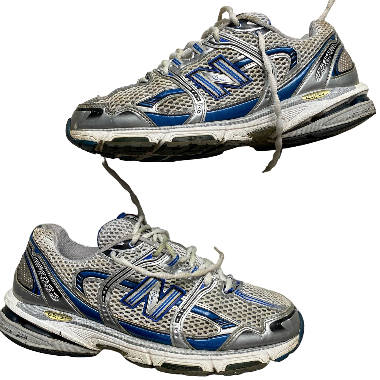 New Balance 1063 Silver and Blue Trainers (UK 9.5)