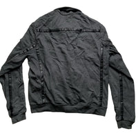 Prada Vintage Grey and Black Zip Jumper (3XL)