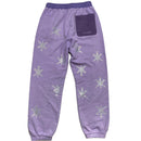 Unknown London Daggers Diamante Rhinestone Purple Joggers (M)