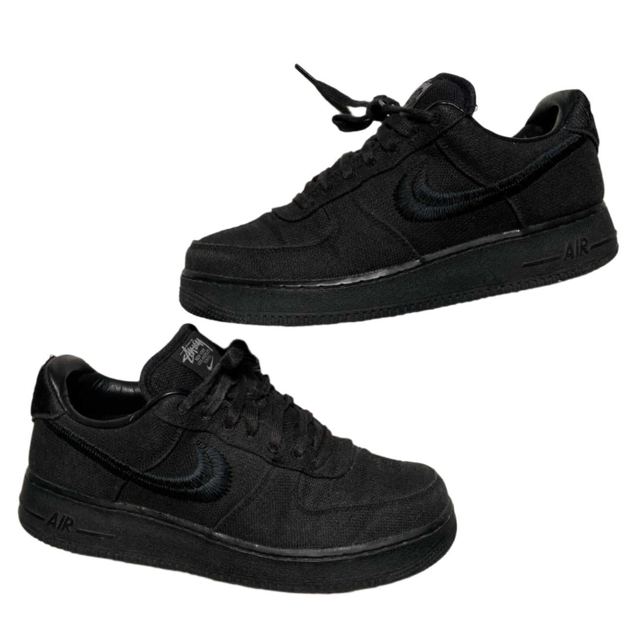 Nike Air Force 1 Stussy Black (UK 9)