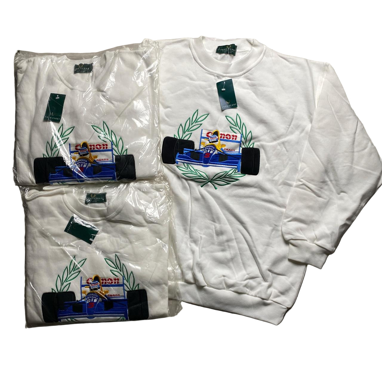 Fred Perry Vintage Benetton Formula One 90’s Vintage Jumper (XL)