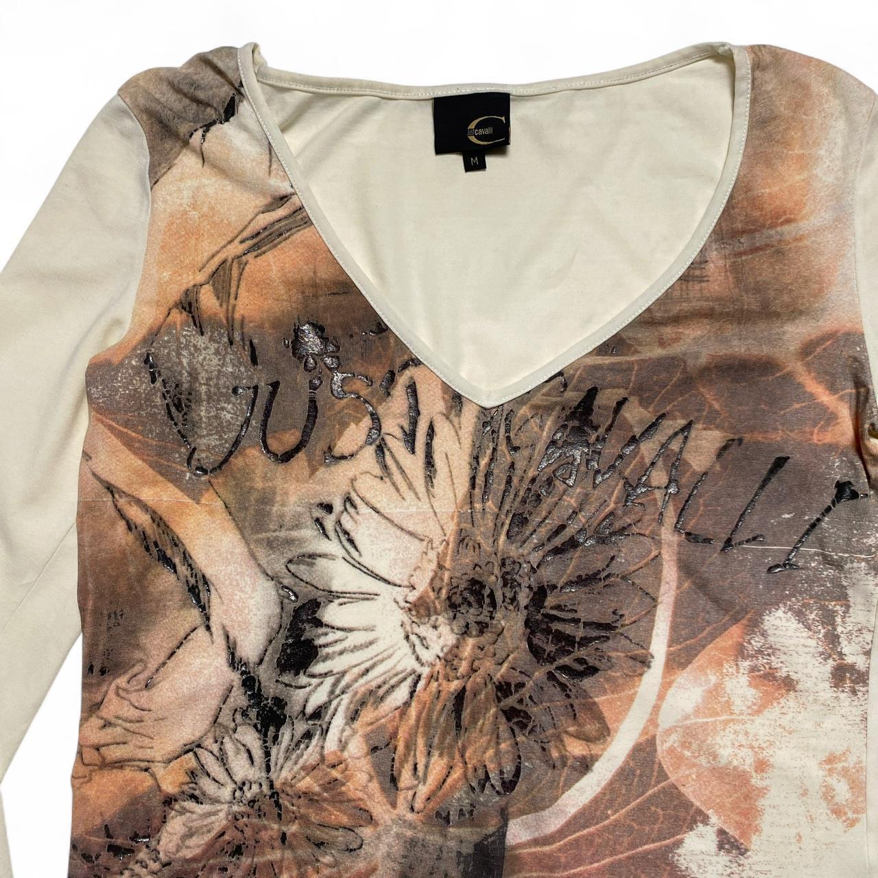Roberto Cavalli Just Cavalli Vintage y2k Womens Top (M)
