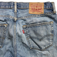 Levis Vintage 501 Jean Short Jorts Light Stonewash Blue (32W)