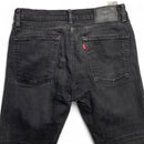 Levis 510 Black Charcoal Slim Jeans (32W)