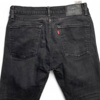 Levis 510 Black Charcoal Slim Jeans (32W)