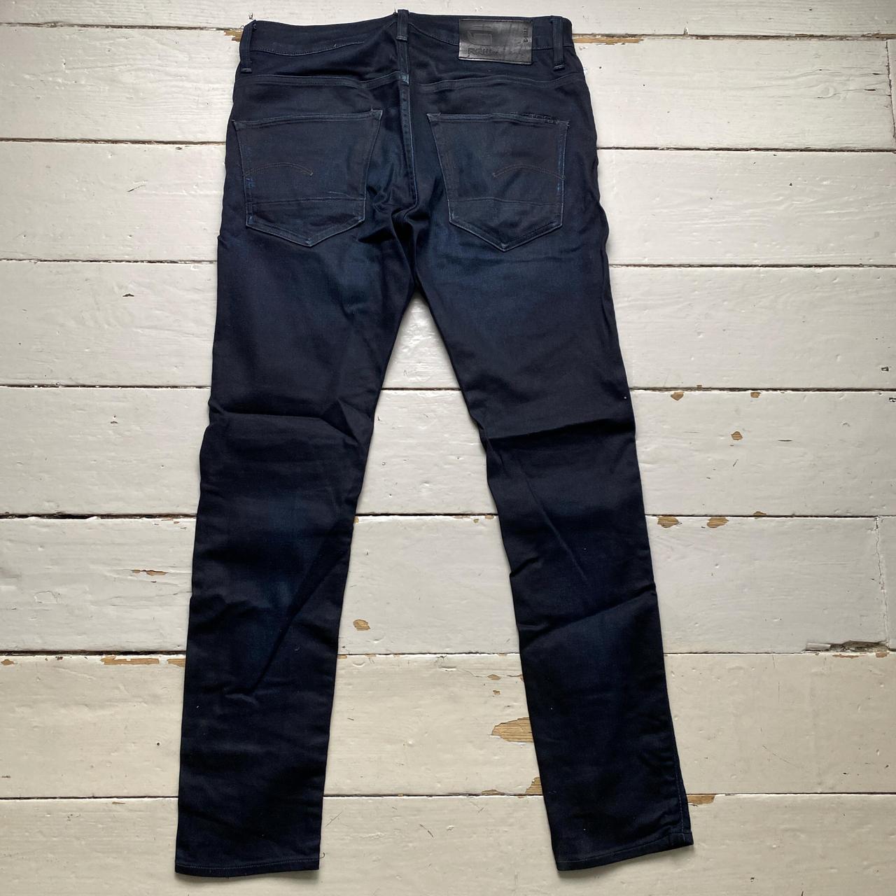 G Star Navy 3301 Slim Jeans