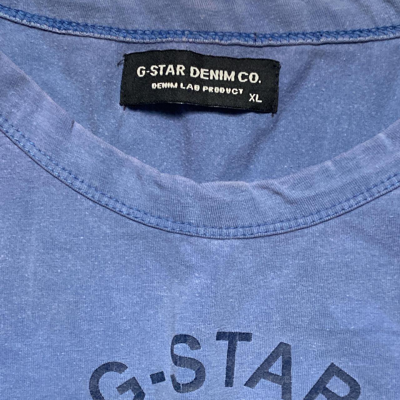 G Star Blue Long Sleeve T Shirt