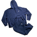 Nike Navy and White Swoosh Full Tracksuit (XL)