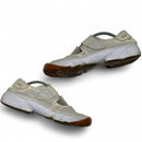 Nike Air Rift White and Gold Gumsole Tabi Split Toe Trainer Slippers