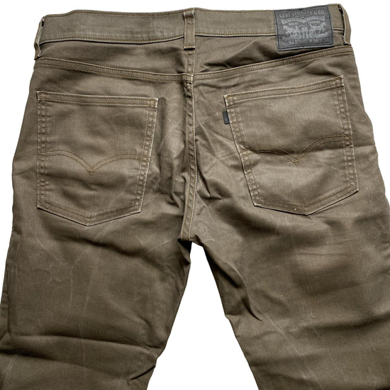 Levis 511 Olive Green Khaki Slim Jeans (36W)