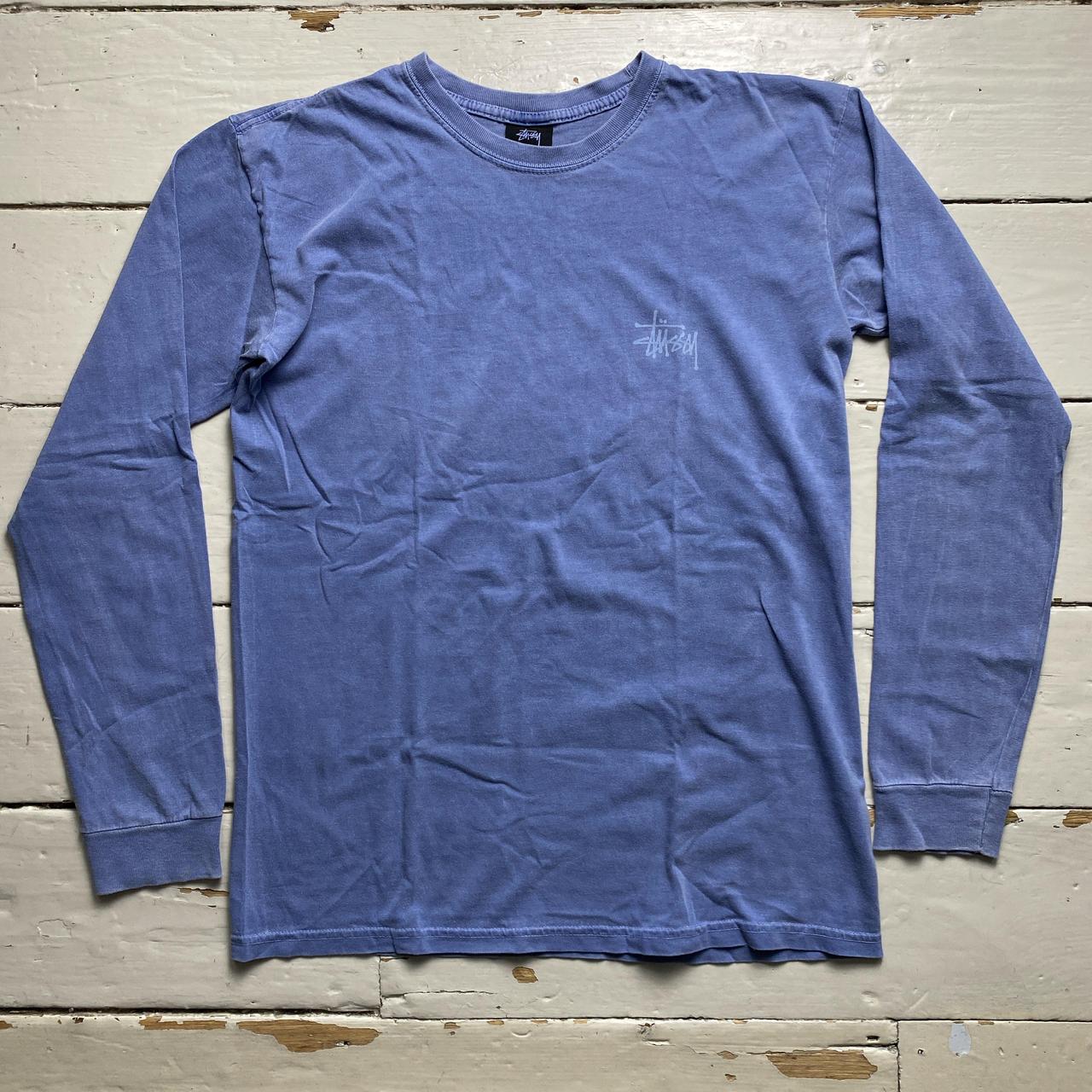 Stussy Blue Long Sleeve T Shirt