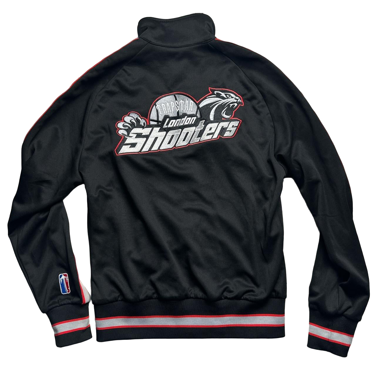 Trapstar London Shooters Black and Red Full Tracksuit (M)