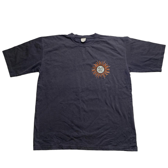 Fun Sun Smiley Face Vintage 90’s T Shirt Grey (XL)