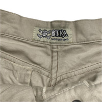 BTKA Beige Tan Cargo Baggy Jeans (34W)