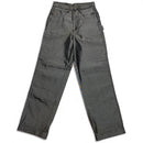 School Of Hard Knocks Vintage Y2K 90’s Shiny Metallic Silver Denim Baggy Hip Hop Jeans Graffiti B Boy Char