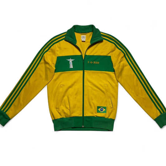 Adidas Originals Brazil Rio De Janeiro Yellow and Green Tracksuit Jacket