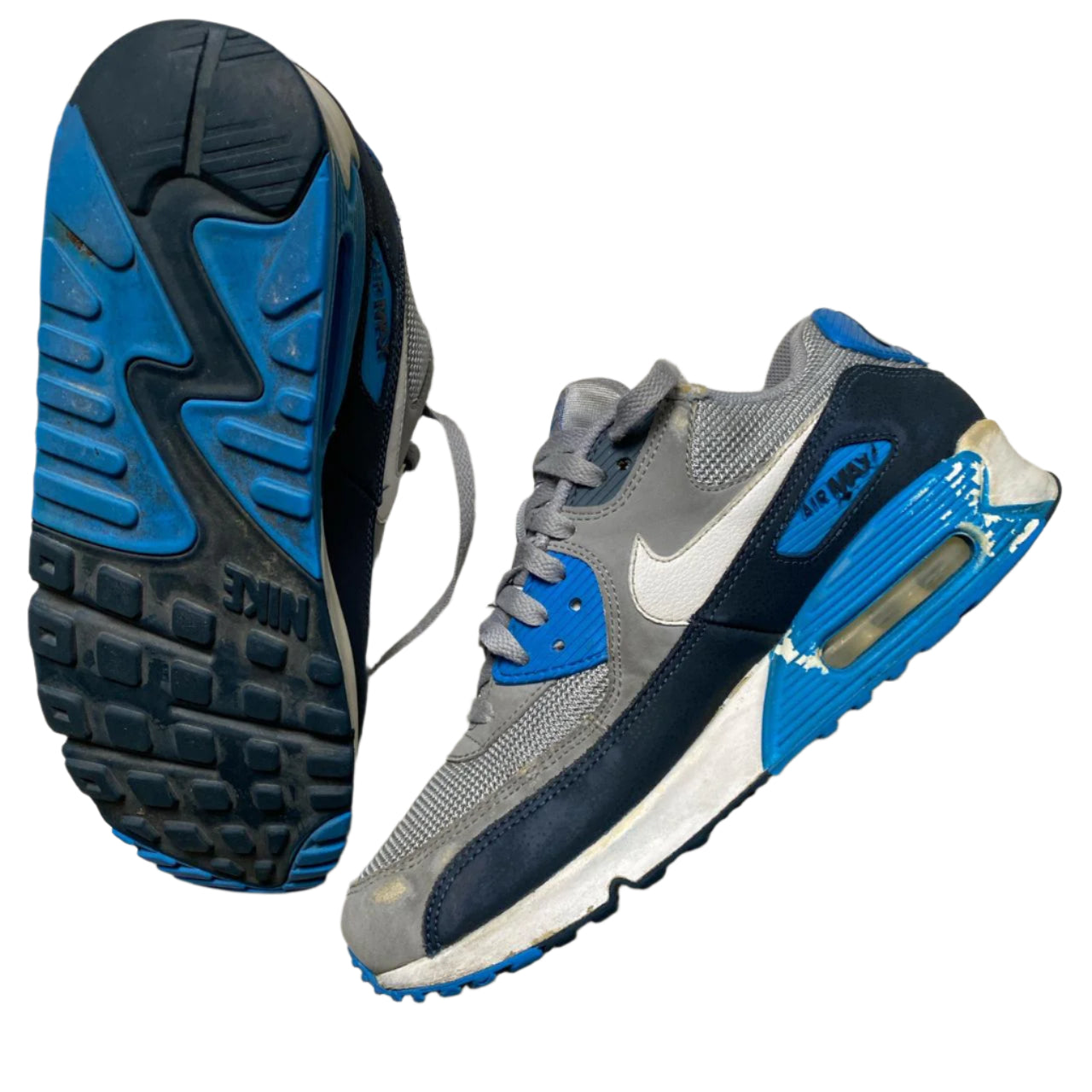 Nike Air Max 90 Blue Grey and White (UK 8)