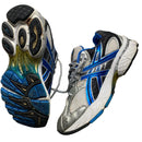 Asics Gel TN840 Silver Blue and White Trainers (UK 9)