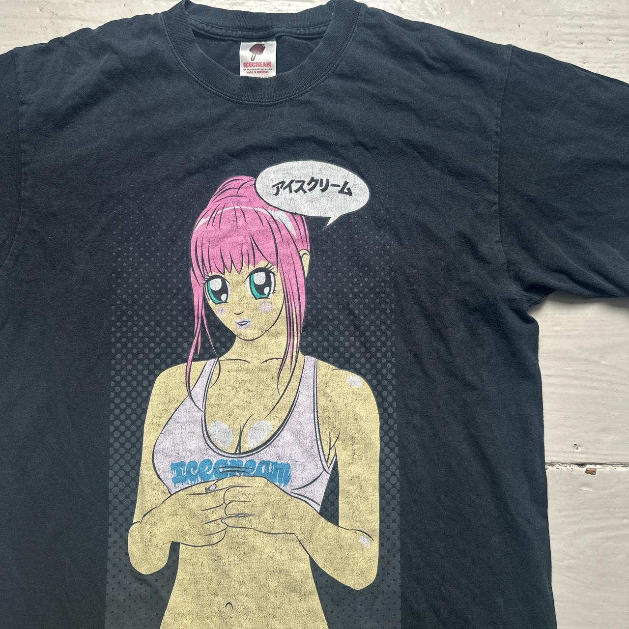 Ice Cream Vintage Anime T Shirt