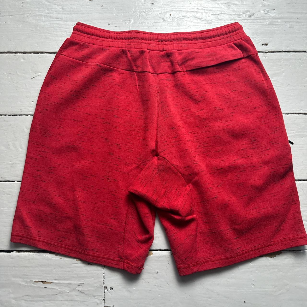 Nike Tech Fleece Red Shorts