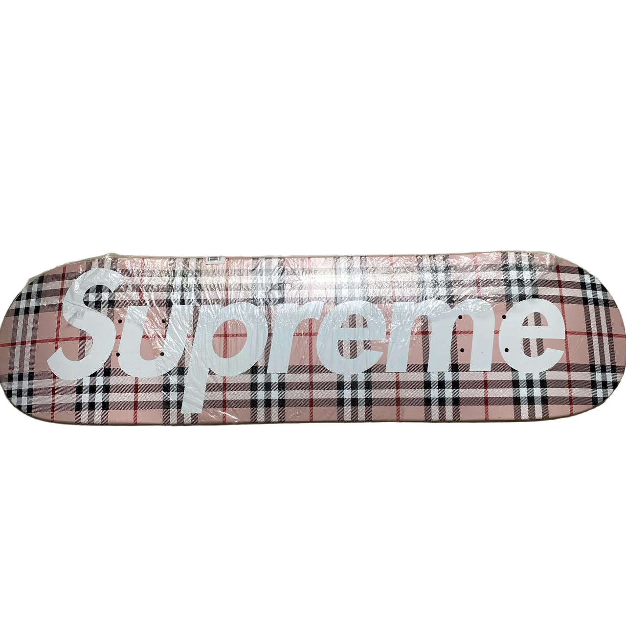 Burberry Pink Novacheck Skateboard Deck