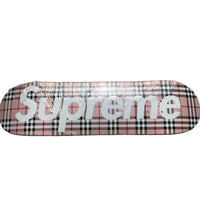 Burberry Pink Novacheck Skateboard Deck